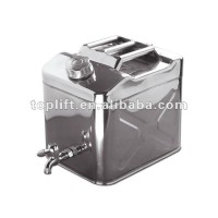 20L Horizontal-Type stainless steel Reserve portable can