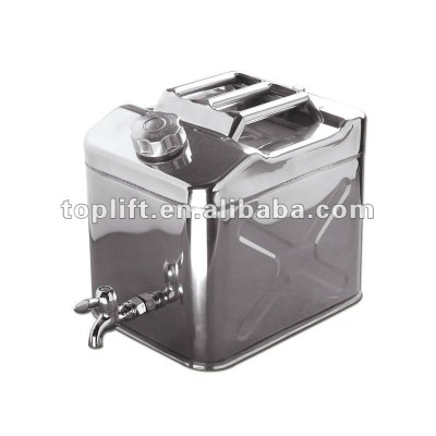 20L stainless steel offroad jerry can/oil tank/